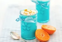 blue glass food oranges dessert 1280x1024 wallpaper Art HD Wallpaper